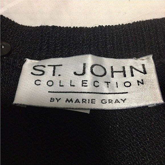 ST. JOHN BLACK DRESS IN EXCELLENT CONDITION - Picture 2 of 16